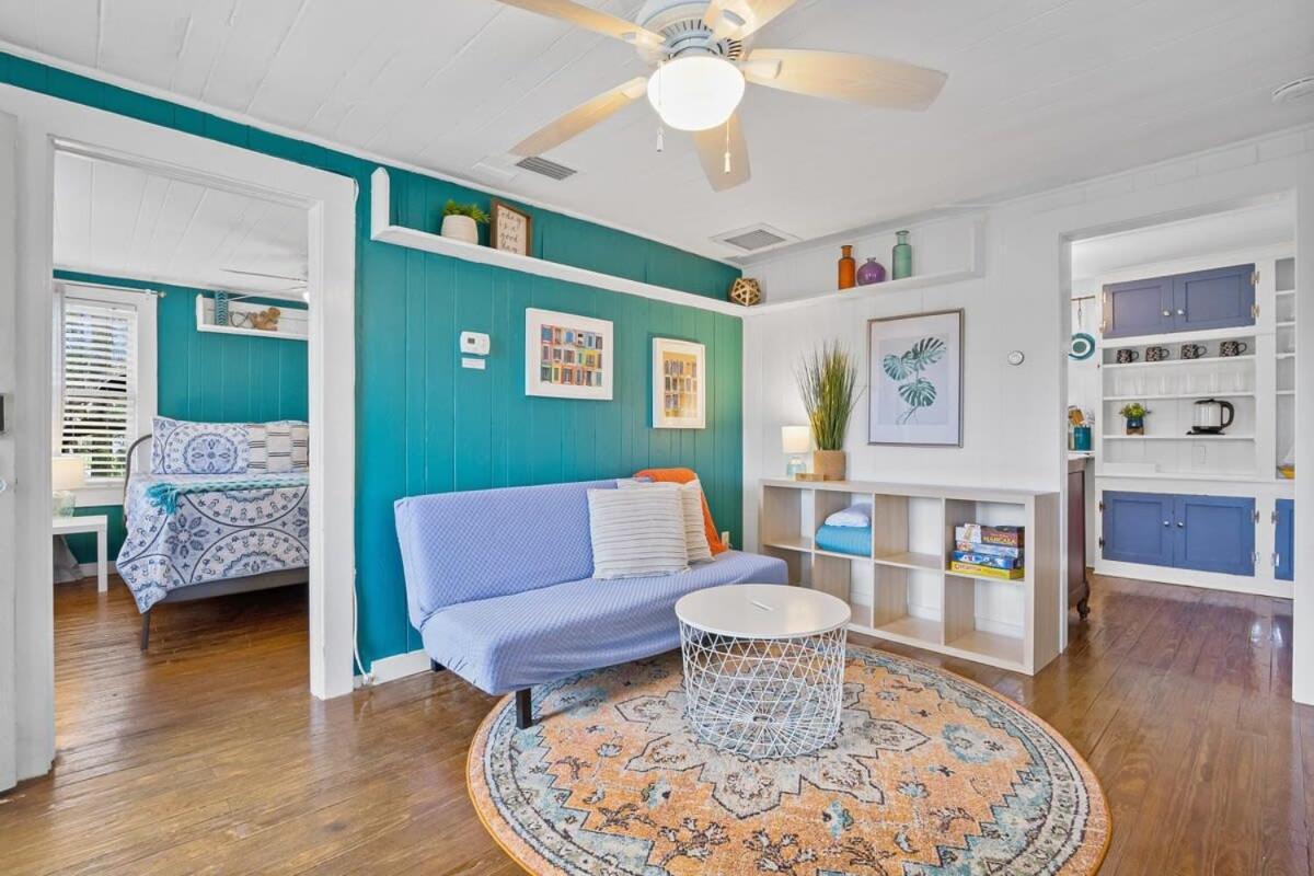 Marvelous Mermaid Bungalow, Dog-Friendly Upstairs Apt In Prime Vilano Beach St. Augustine Kültér fotó
