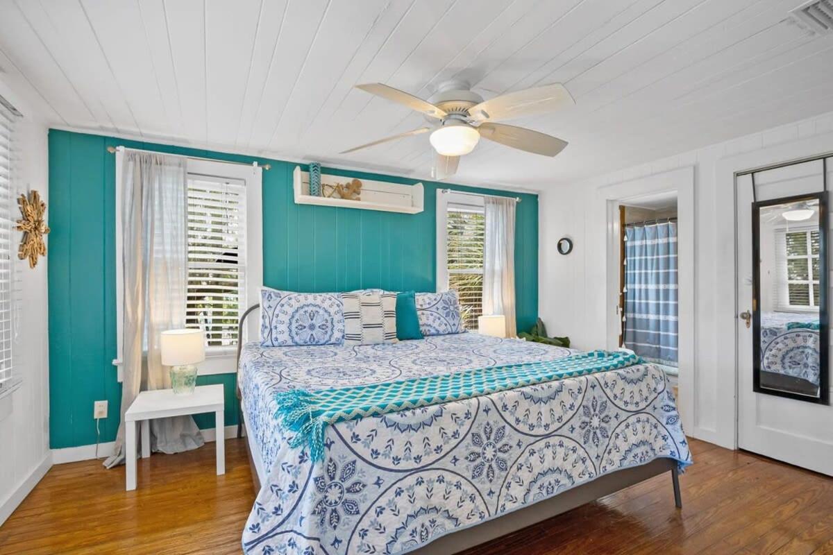 Marvelous Mermaid Bungalow, Dog-Friendly Upstairs Apt In Prime Vilano Beach St. Augustine Kültér fotó