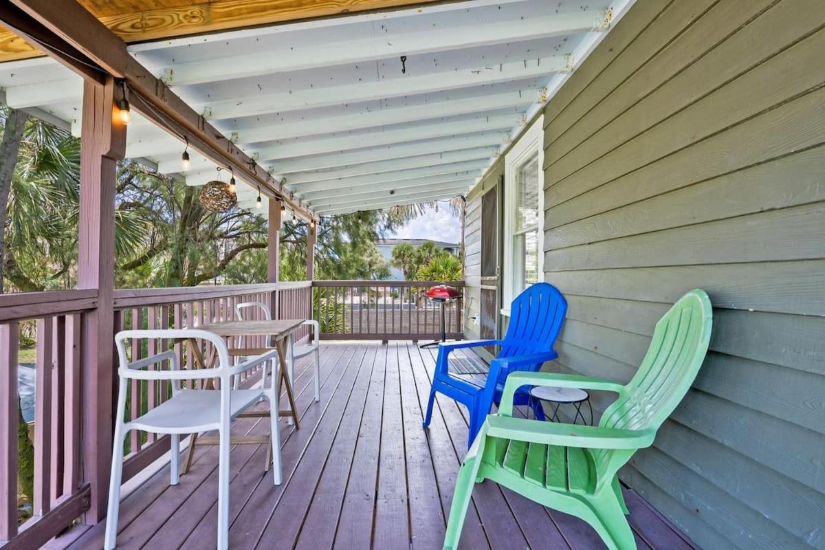 Marvelous Mermaid Bungalow, Dog-Friendly Upstairs Apt In Prime Vilano Beach St. Augustine Kültér fotó
