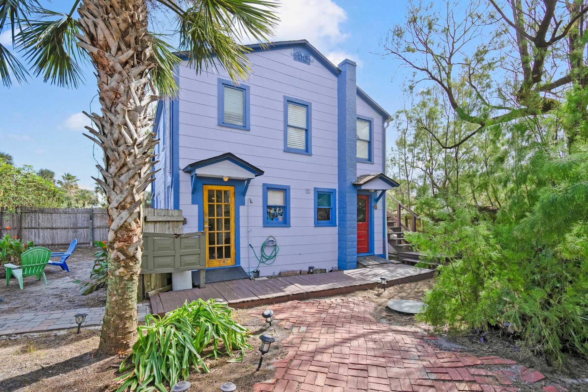 Marvelous Mermaid Bungalow, Dog-Friendly Upstairs Apt In Prime Vilano Beach St. Augustine Kültér fotó